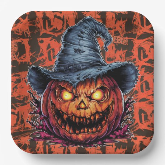 Pumpkin 07-serie papieren bordje (Voorkant)