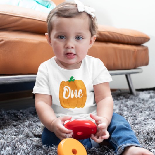 Pumpkin 1st Birthday Baby T-Shirt