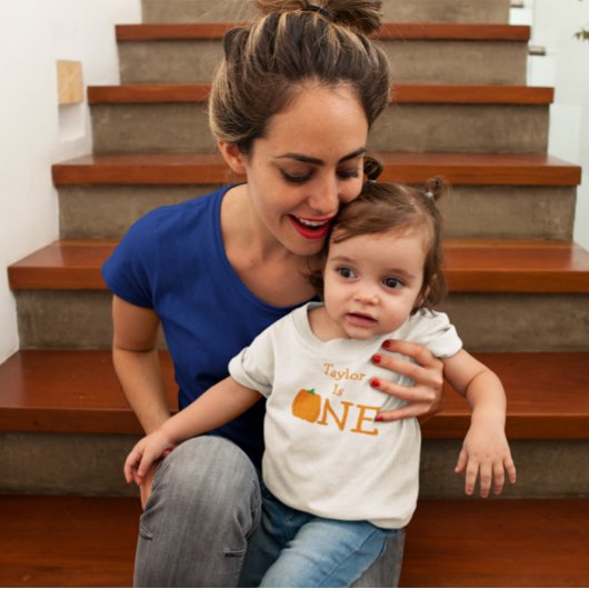 Pumpkin 1st Birthday Baby T-Shirt