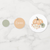 Pumpkin 1st Birthday Confetti (Voorkanten)