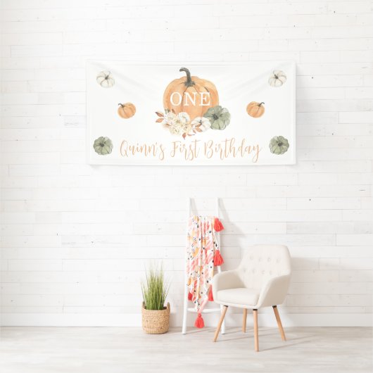 Pumpkin 1st Birthday Spandoek (Insitu)
