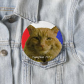 Pumpkin 2024 Verkiezingscampagne Pinback Button (In situ)