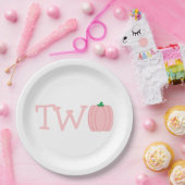 Pumpkin 2e verjaardag papieren bordje (Feest)