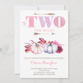 Pumpkin 2e verjaardag Partij voor Herfst / Autumn  Kaart (Voorkant)