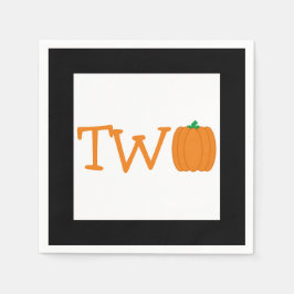 Pumpkin 2e verjaardag servet