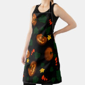 Pumpkin achtergrond halloween donker schort (Insitu)
