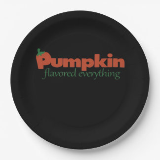 Pumpkin Alles gearomatiseerd Papieren Bordje
