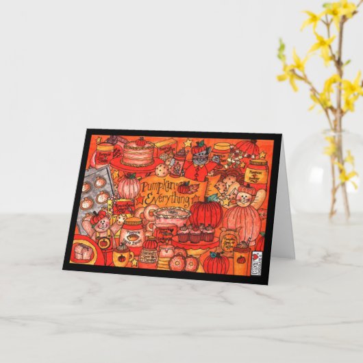 Pumpkin Alles Kaart (Gele Bloem)