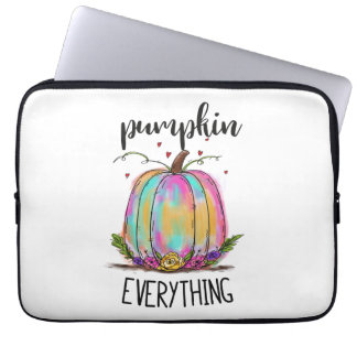 Pumpkin Alles kleurrijke pompoen Laptop Sleeve