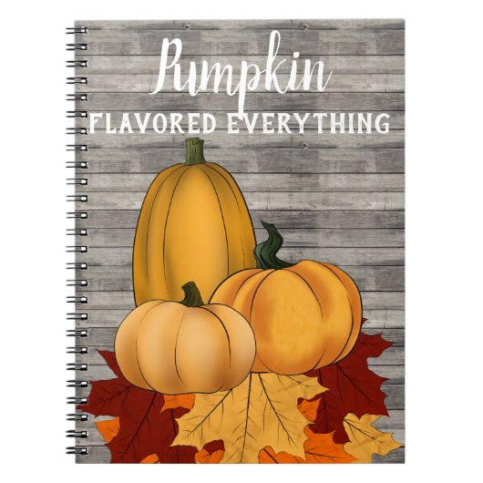 Pumpkin Alles Notitieboek (Voorkant)