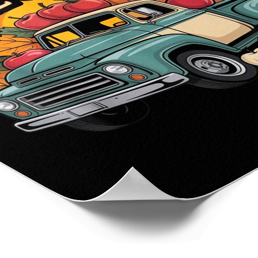 Pumpkin And Cking Crew Fall Harvest Thanksgiving Poster (Hoek)