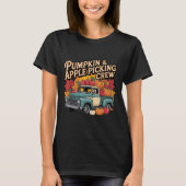 Pumpkin And Cking Crew Fall Harvest Thanksgiving  T-shirt (Voorkant)