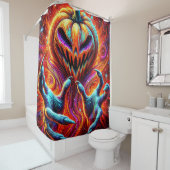 Pumpkin Art Douchegordijn (In situ)