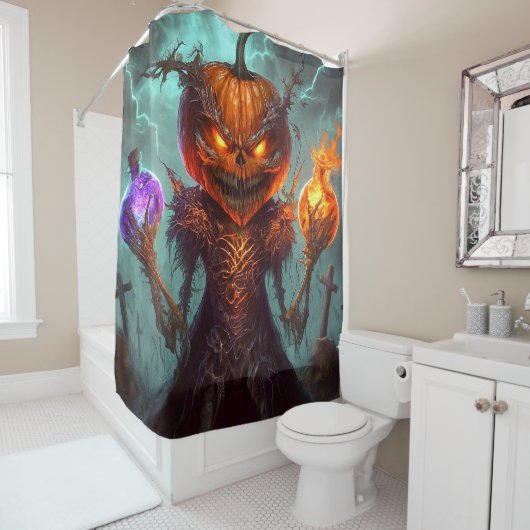 Pumpkin Art Douchegordijn (In situ)