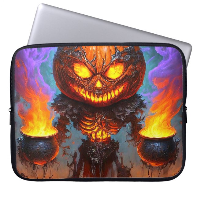 Pumpkin Art Laptop Sleeve (Voorkant)