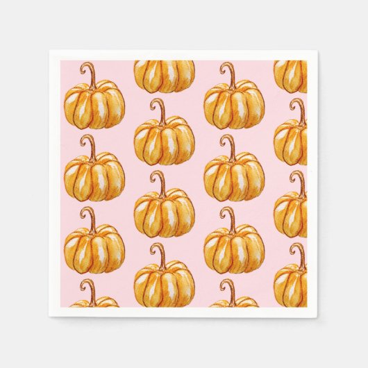 Pumpkin Art Paper napkins Servet (Voorkant)