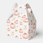 Pumpkin Autumn baby shower Favor Box Bedankdoosjes (Achterkant)