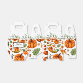 Pumpkin Autumn Baby shower Favor Box Bedankdoosjes (Uitgevouwen)