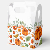 Pumpkin Autumn Baby shower Favor Box Bedankdoosjes (Geopend)