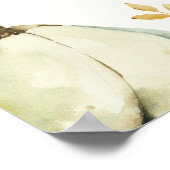 Pumpkin Autumn Baby shower Welkomstbord Poster (Hoek)