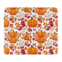 Pumpkin Autumn Cutting Board Snijplank