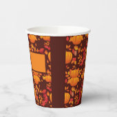 Pumpkin Autumn - Gepersonaliseerd Papieren Bekers (Links)