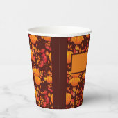 Pumpkin Autumn - Gepersonaliseerd Papieren Bekers (Rechts)