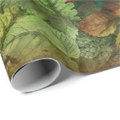 Pumpkin Autumn Herfst Sunflower Cadeaupapier (Rol Hoek)