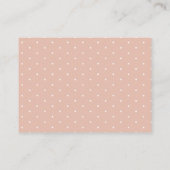 Pumpkin Autumn Leaves Blush Pink Boeken voor Baby Informatiekaartje (Achterkant)