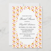 Pumpkin Autumn Leaves Vrijgezellenfeest Kaart (Voorkant)