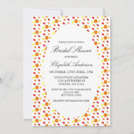 Pumpkin Autumn Leaves Vrijgezellenfeest Kaart