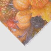 Pumpkin Autumn Oranje leest digitale schetskunst Tissuepapier (Detail)