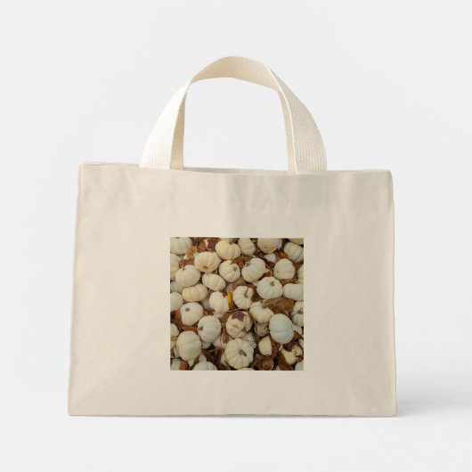 Pumpkin Autumn Vibes Monogram Grote Tote Bag (Achterkant)