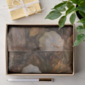 Pumpkin Autumn White Oranje  Antiek Schets Tissuepapier (Geschenk)