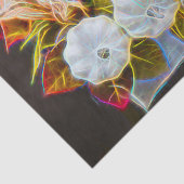 Pumpkin Autumn White Oranje glanzend Tissuepapier (Detail)