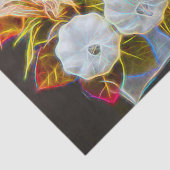 Pumpkin Autumn White Oranje glanzend Tissuepapier (Detail)