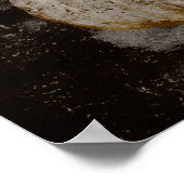 Pumpkin Autumn White Sepia Black Texture Poster (Hoek)