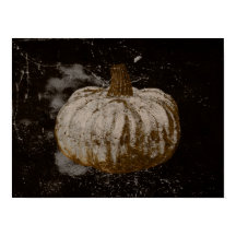 Pumpkin Autumn  White Sepia Black Texture