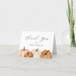 Pumpkin Baby Bedankt