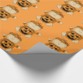 Pumpkin-Baby Cadeaupapier (Hoek)