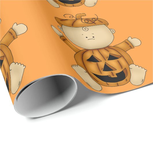 Pumpkin-Baby Cadeaupapier (Rol Hoek)