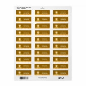 Pumpkin Baby Return Address Labels (Full Sheet)