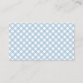 Pumpkin Baby shower blue Pset Truck register Informatiekaartje (Achterkant)
