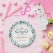 Pumpkin Baby shower Boy Rustic Herfst Pumpkin Papieren Bordje (Feest)