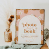 Pumpkin Baby shower Foto Gastenboek Teken