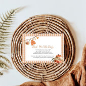 Pumpkin Baby shower game book for baby request Informatiekaartje