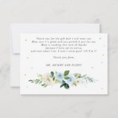 Pumpkin Baby shower Herfst Blue Pumpkin Bedankkaart (Achterkant)