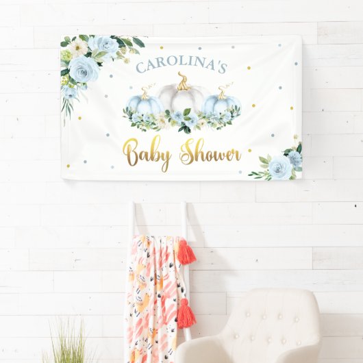 Pumpkin Baby shower Herfst Pumpkin Welkom Spandoek (Insitu)