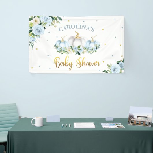 Pumpkin Baby shower Herfst Pumpkin Welkom Spandoek (Beurs)