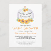 Pumpkin Baby shower Invitation Briefkaart (Voorkant)
